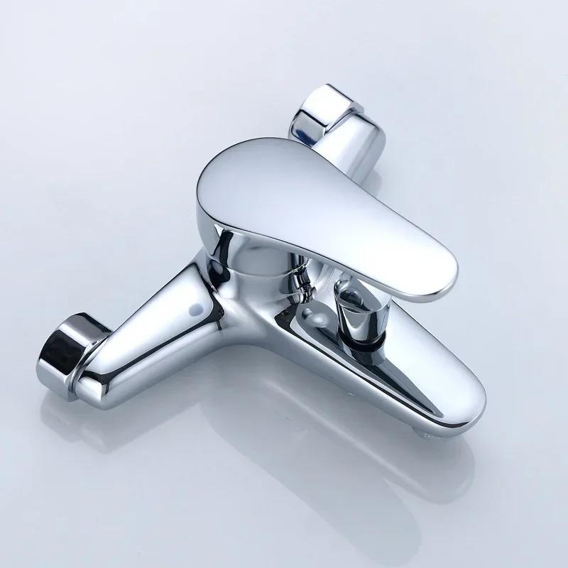 Wall Mounted Shower Faucet Mixing Valve Bathroom Hot Cold Water Mixer Tap Household Toilet Mixer Bathtub Faucet