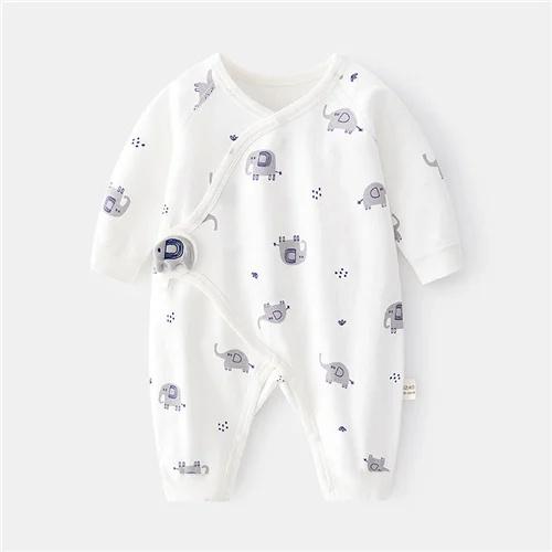 0-6M Newborn Baby Girl Boy Romper Cotton Print Infant Jumpsuit Casual Newborn Clothes For Girls Boys Spring Autumn Clothing New