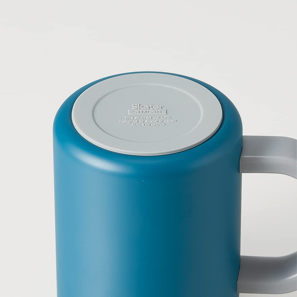 Skater Thermal Insulated Stainless Steel Mug with Lid Vacuum Insulated Double Layer Ocean Blue 330ml STMG4N-A