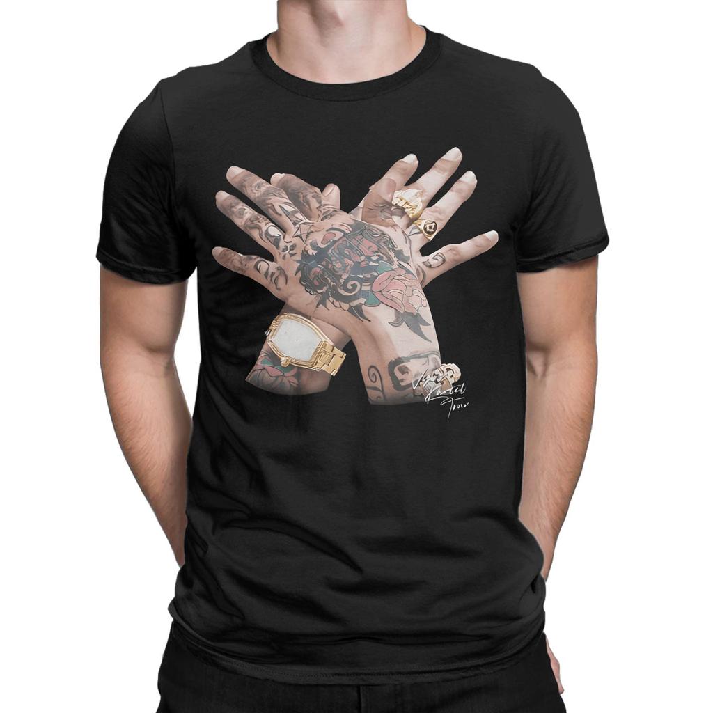 Men Rapper Vybz Kartel Tour 2025 T Shirt Cotton Clothing Vintage Short Sleeve Crewneck Tee Shirt Plus Size T-Shirt