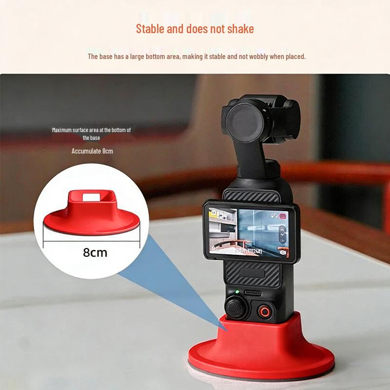 DJI Pocket 3/4 Silicone Camera Holder: Non-slip Base for OSMO Accessories