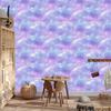 Watercolor Galaxy Wallpaper Blue and Lavender for Living Room and Bedroom 50x1000