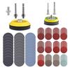 Pack of 279 Sandpaper Discs Suitable for Angle Grinders Efficient Wood & Metal Finishing Smoothing Quick Easy Attachment