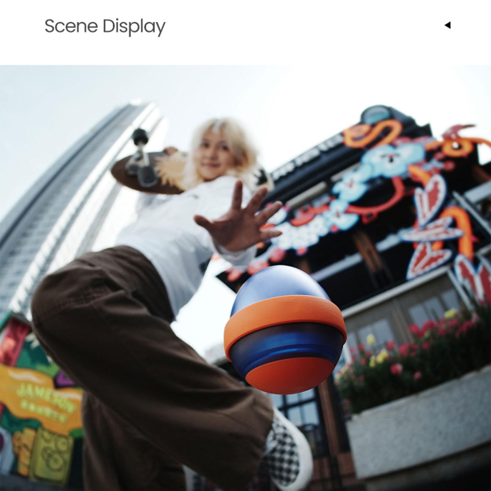 

Portable Egg shaped Coffee Filter Hand Brewed Flowing Control for Outdoors Camping Travel синий