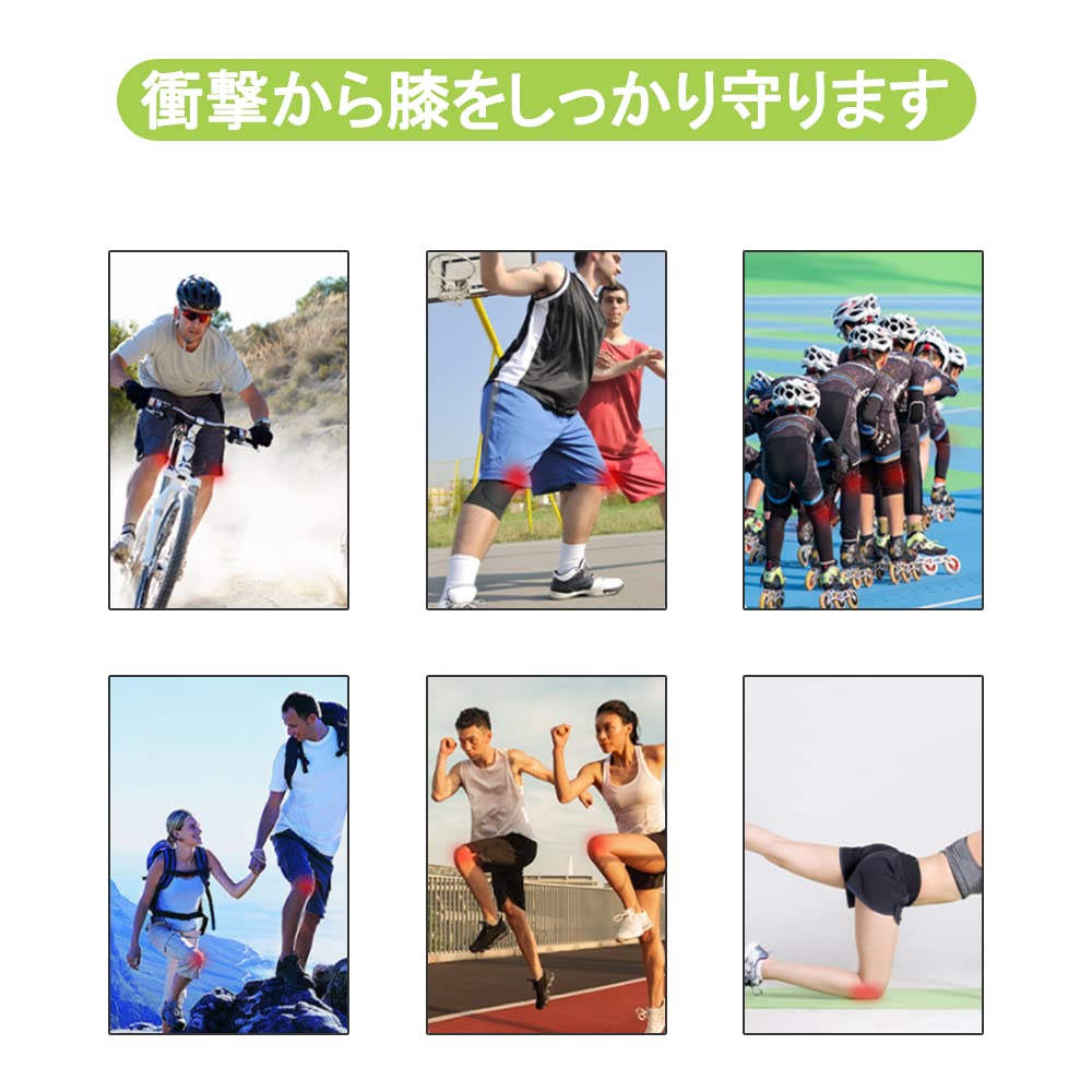 DFsucces Knee Breathable Knee Support for Easy To Unisex Set for Both Knees Pads, Work, Wear, Adjustable,