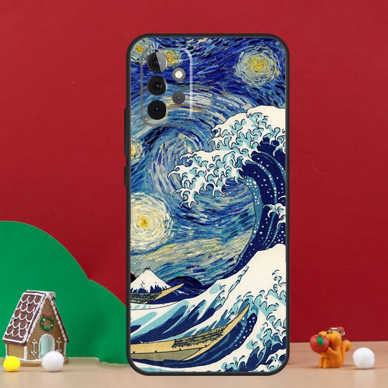 Van Gogh Starry Sky Case For Samsung Galaxy A54 A06 A16 A26 A36 A56 A53 A32 A52 A33 A13 A55 A35 A15 A14 A34 A17