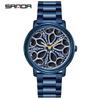 Sanda Meilleure Vente 1088 Montre pour Adolescent: Personnalisé, Cadran Rotatif 3D, Tendance, Quartz Étanche.