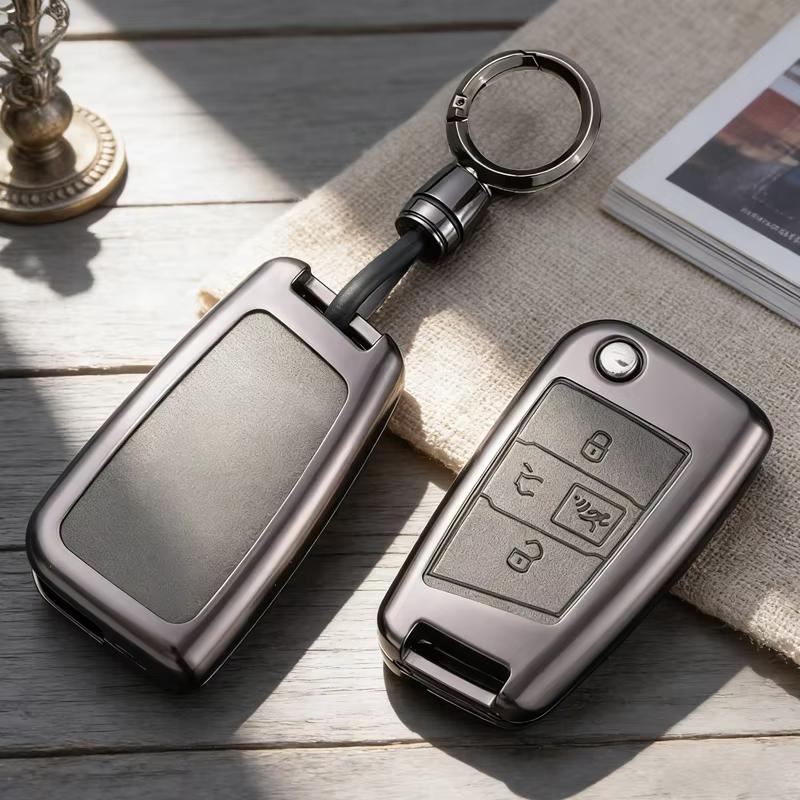 

Zinc Alloy For Volkswagen Vw Golf 7 Alltrack Mk7 Tiguan Ateca Leon Fr 2 Ibiza Skoda Octavia 4 Button Flip Car Key Case Cover Fob
