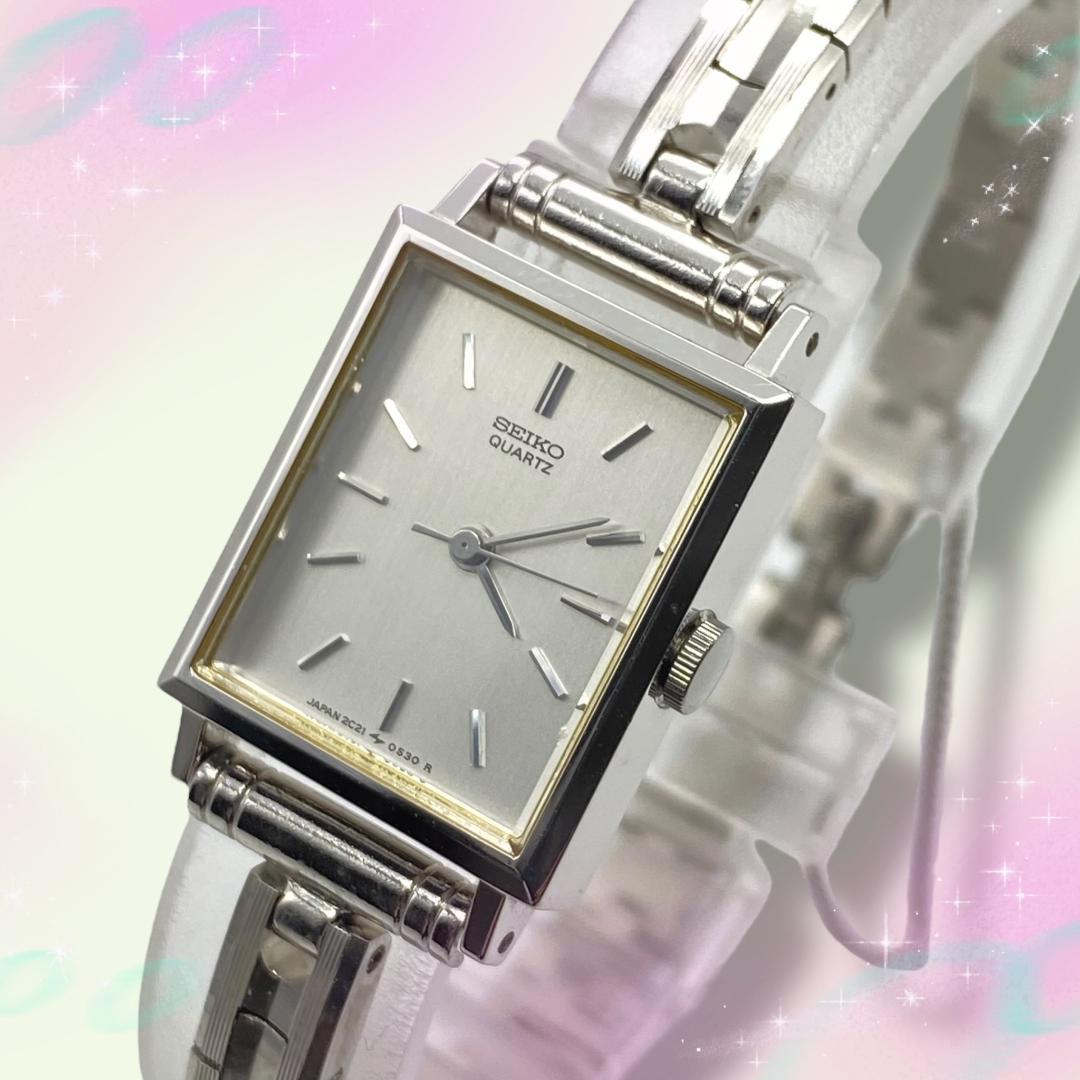 

[USED] Seiko Women s Watch, Silver Dial, Quartz Movement, Working Condition