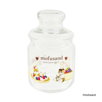 Mofusand Glass Canister Sucre Japan NEW