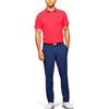 Under Armour Polo Shirts Men's Red Polo Collar Moderate Straight Fit 1350035-628
