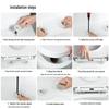 Hailead Universal Thickened Soft-Close UF Toilet Seat