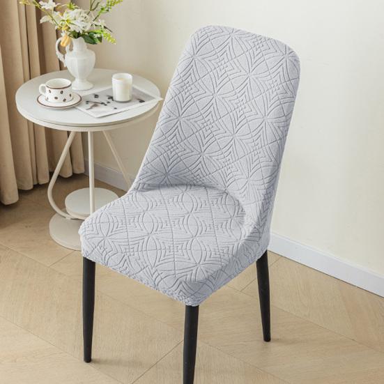 Chair Cover High Elasticity All-Inclusive Design Protective Fit Hidden Elastic Strip Less Slipping Super Soft Dining Chair