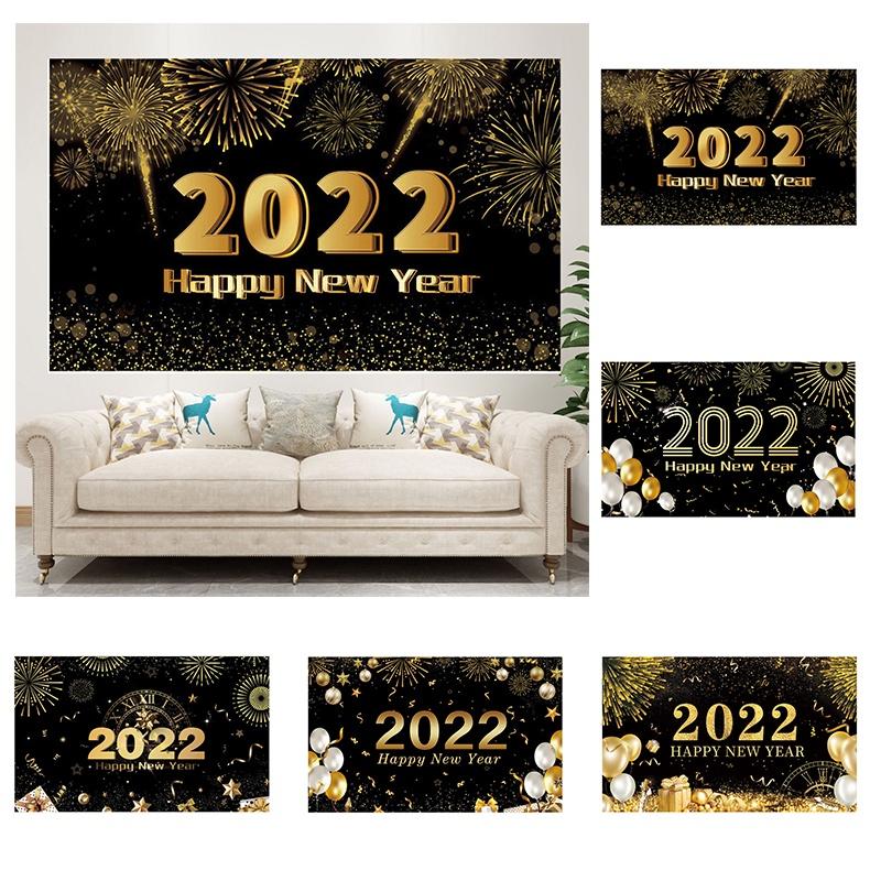Glamorous Happy New Year 2022 Party Supplies Banner Perfect For Celebrating In Style