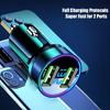 Dual-Port-USB-Autoladegerät, 240 W, superschnell ladender Fahrzeugadapter mit Spannungsüberwachung für iPhone, Samsung, Huawei, Oneplus, Oppo