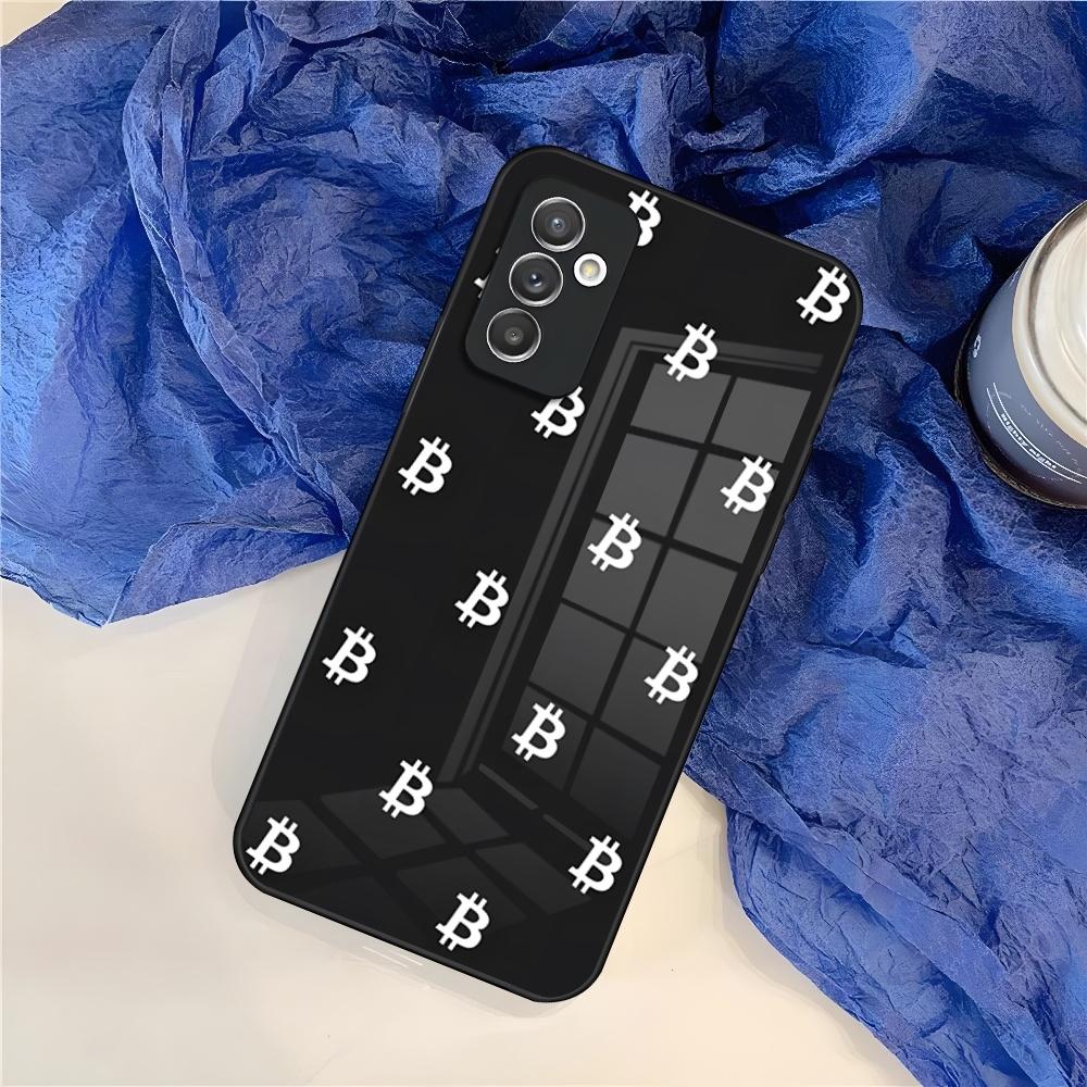 Bitcoin BTC Phone Case for Samsung Galaxy S25 S24 S30 S21 S23 S20 S22 Fe Note 20 Pro Ultra Plus Glass Cover