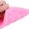DIY Europäische geprägte Blume Silikonform Kuchen Fondant Keks Schokolade Form Dekorieren Backwerkzeug Rosa