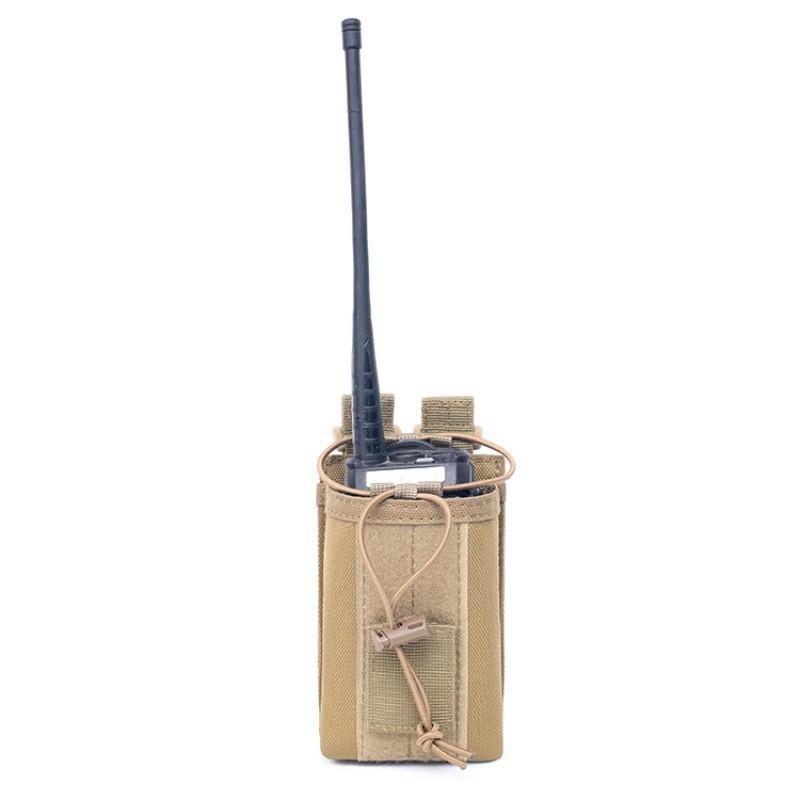 Outdoor Multifunctional Walkie-talkie Hanging Bag Molle Military Fans Sports Camouflage Accessory