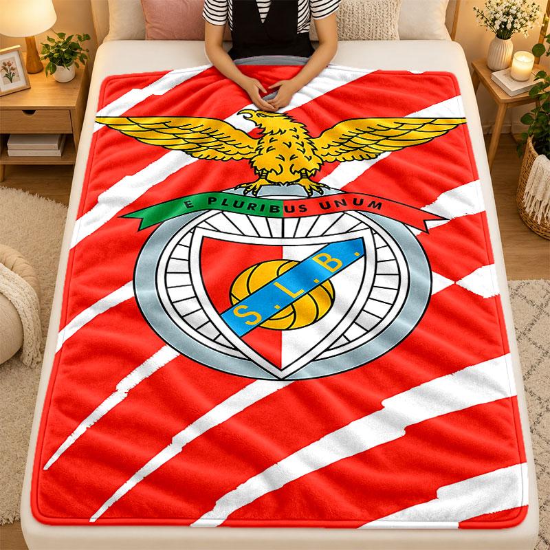 Flannel BlanketBenfica Warm Soft Throw Blanket for Indoor Sofa Bed Living Room Use