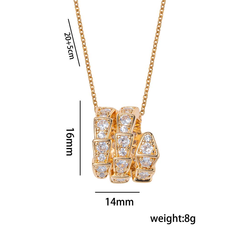 Orecchini Lussuosi Americano-Europei a Forma di Osso di Serpente per Donna - Regolabili, Design di Nicchia di Alta Gamma