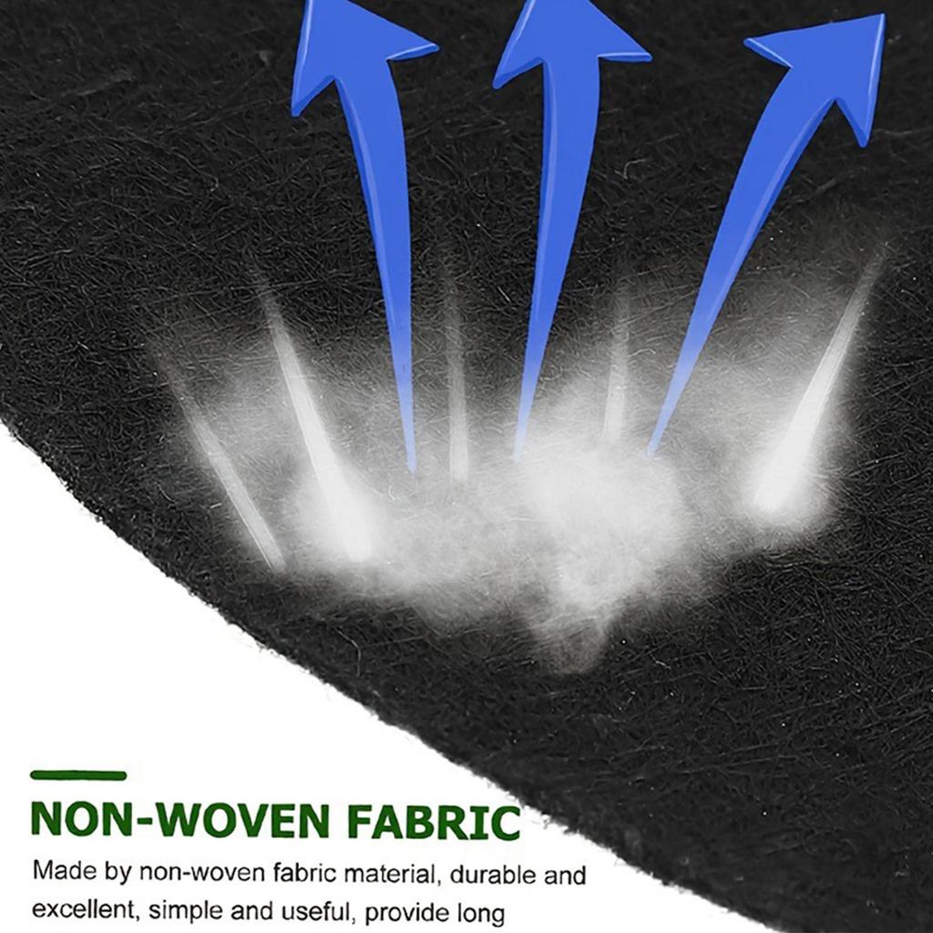 Nonwoven Tree Ring Cover Weed Barrier Landscape Fabric Breathable Durable Mulch Mat For Garden Plant Protection