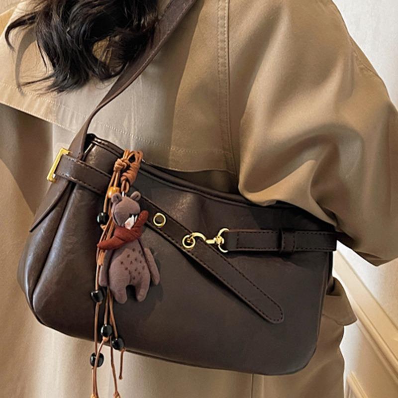 Retro High-value Shoulder Bag Women's Winter New Fashion Shoulder Bag Niche Fashion Messenger Bag