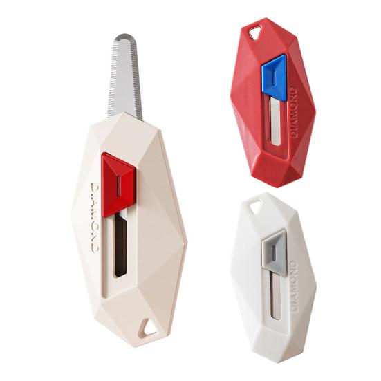Box Cutter Auto-Retract Safety Blade Utility Knife Cardboard Magnetic Portable Tape Envelopes Cardboard Cutter Multi-Function Cutting