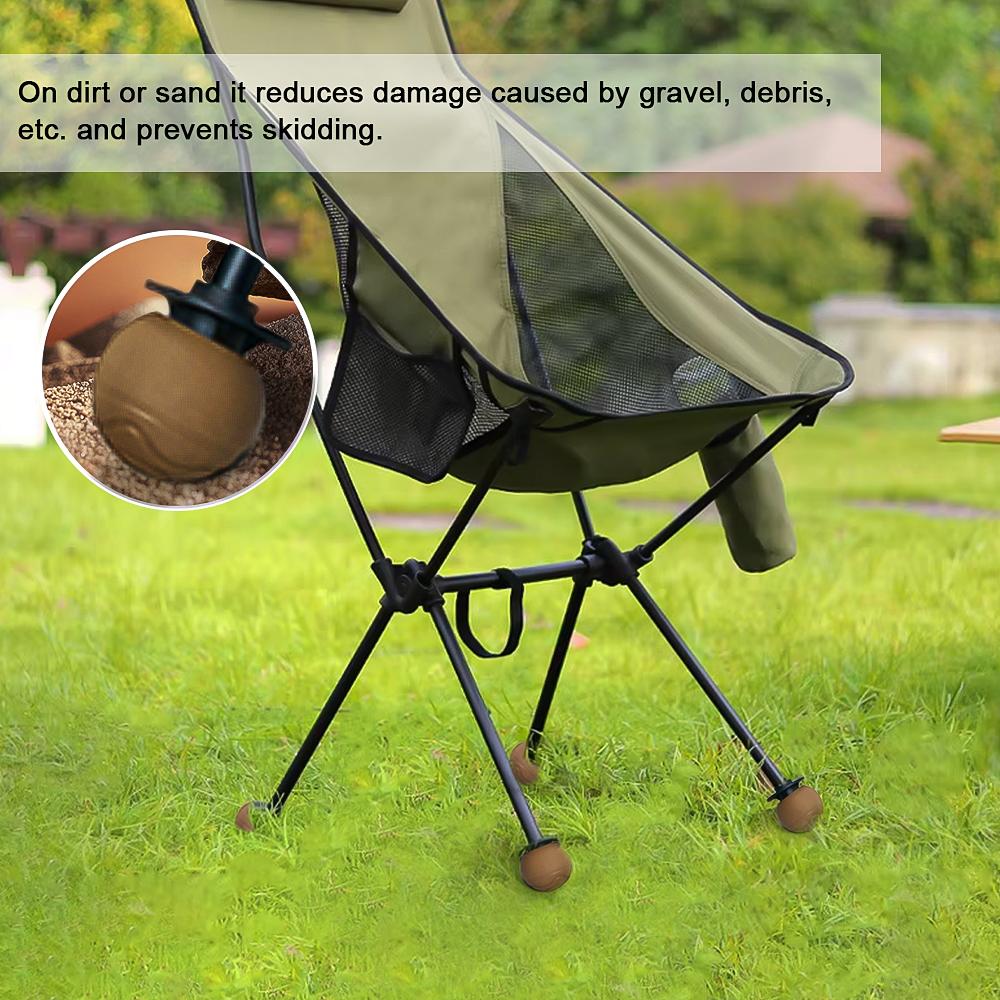 Outdoor Chair Anti Sinking Ball Folding Chair Accessories Camping Camping Equipment Moon Chair Universal Base