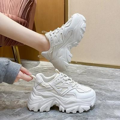 Dames Zomer Platform Schoenen Mode Comfortabele Veter Mesh Sneakers Dames All-match Wandelschoenen Casual Schoenen voor Dames