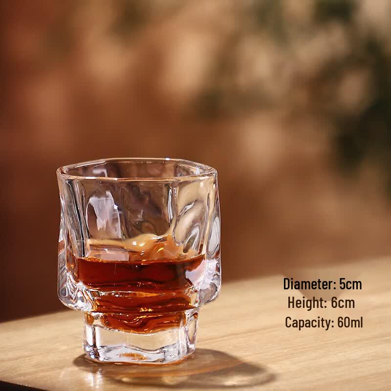 Japanese Style Glass Coffee & Tea Tasting Cup with Lid
