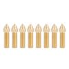 8pcs High Speed Extruder Nozzles 0.4mm High Flow Rate Rapid Heating Brass M6 Thread Nozzles for K1 for Kobra