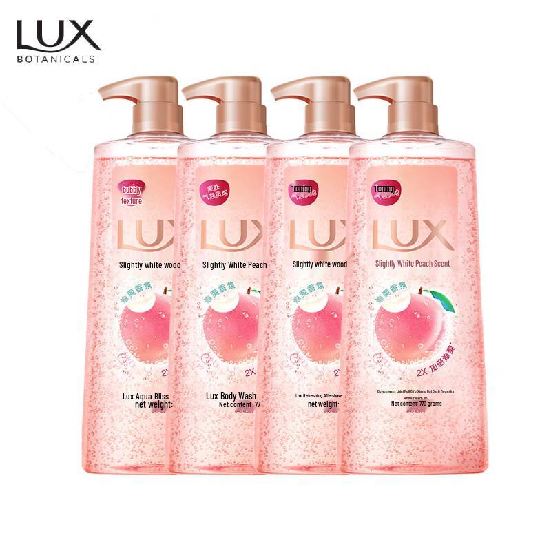 

Lux White Peach Scent Foaming Body Wash