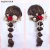 [R-QINYUER] Hair Accessory for Graduation, Coming-of-Age Ceremony, Dried Flowers, Mizuhiki (decorative cord), Gold Leaf, Antique Berry, Baby's