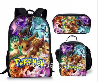 Primary And Secondary School Students Schoolbag Cartoon Backpack Breathable And Wear-Resistant Children'S Backpack Satchel Pencil Bag Set