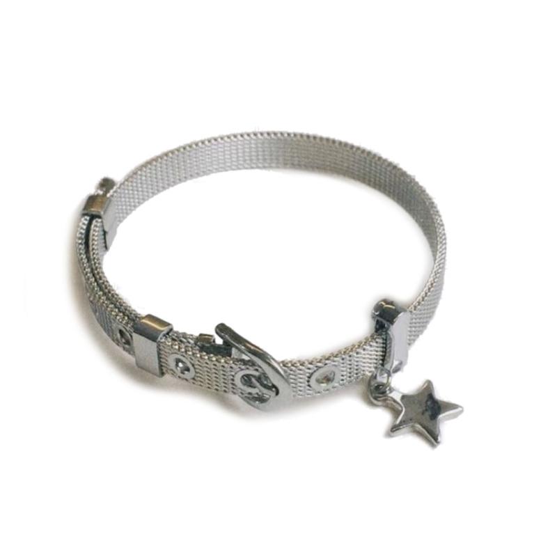 Star Pendant Bracelets Belt Style Bracelets Adjustable Pendant Bracelets Titanium Steel Material Star Chain Bracelets