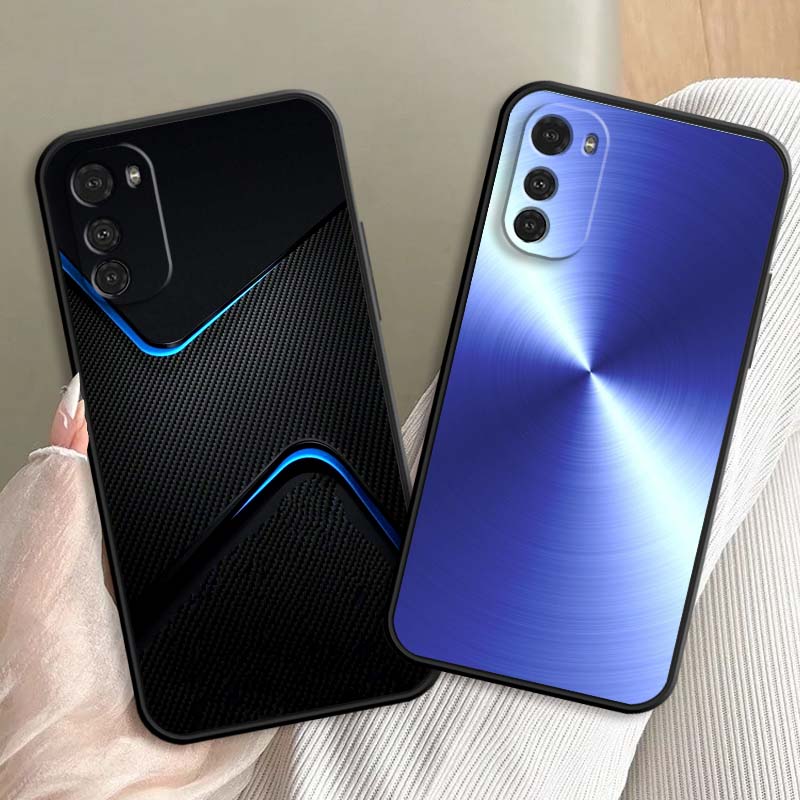 Art Colored Luminous Pattern For Motorola G85 Edge 50 G24 G35 G14 G04 40 G72 G34 G G54 G13 G32 5G Black Phone Case