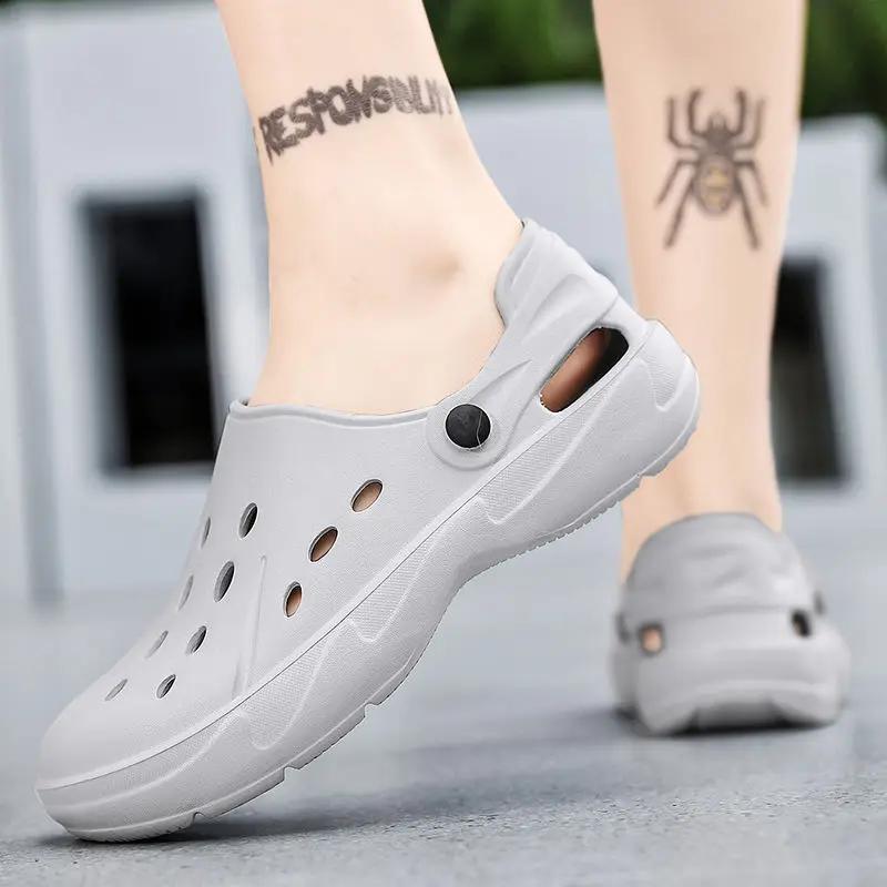 Fashion Outdoor Men's Sandal Beach Sports New Design 2025 Expensives Casual Eva Pvc Clearance Sale Daily Use Summer 39 Color Male Shoe