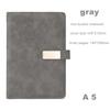 A5 Size Business Notebook with 80g Beige Paper Lined Magnetic Buckle Hard Leather Cover Diary Journal in 6 Designs to Choose