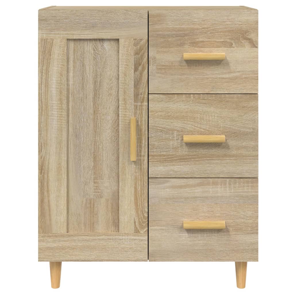 Vidaxl Szafka, Dąb Sonoma, 69,5X34X90 Cm, Materiał Drewnopochodny