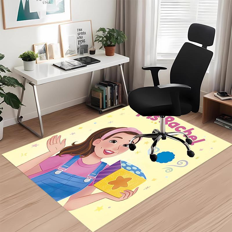 Ms. Rachel Printed Carpet, for Office Chair Living Room Bedroom Kitchen Room Decor Gifts.