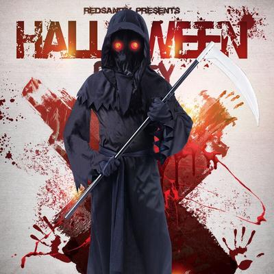 Dětský halloweenský kostým Smrtky Cosplay šaty Strašidelný kostým Smrtky Pro chlapce a dívky Ideální na halloweenské večírky a koledování