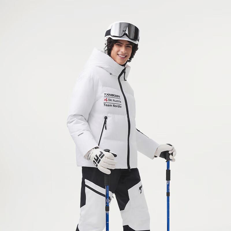 Tanbor Unisex Outdoor Ski Goose Down Thickened Short Sports Jacket 550380A
