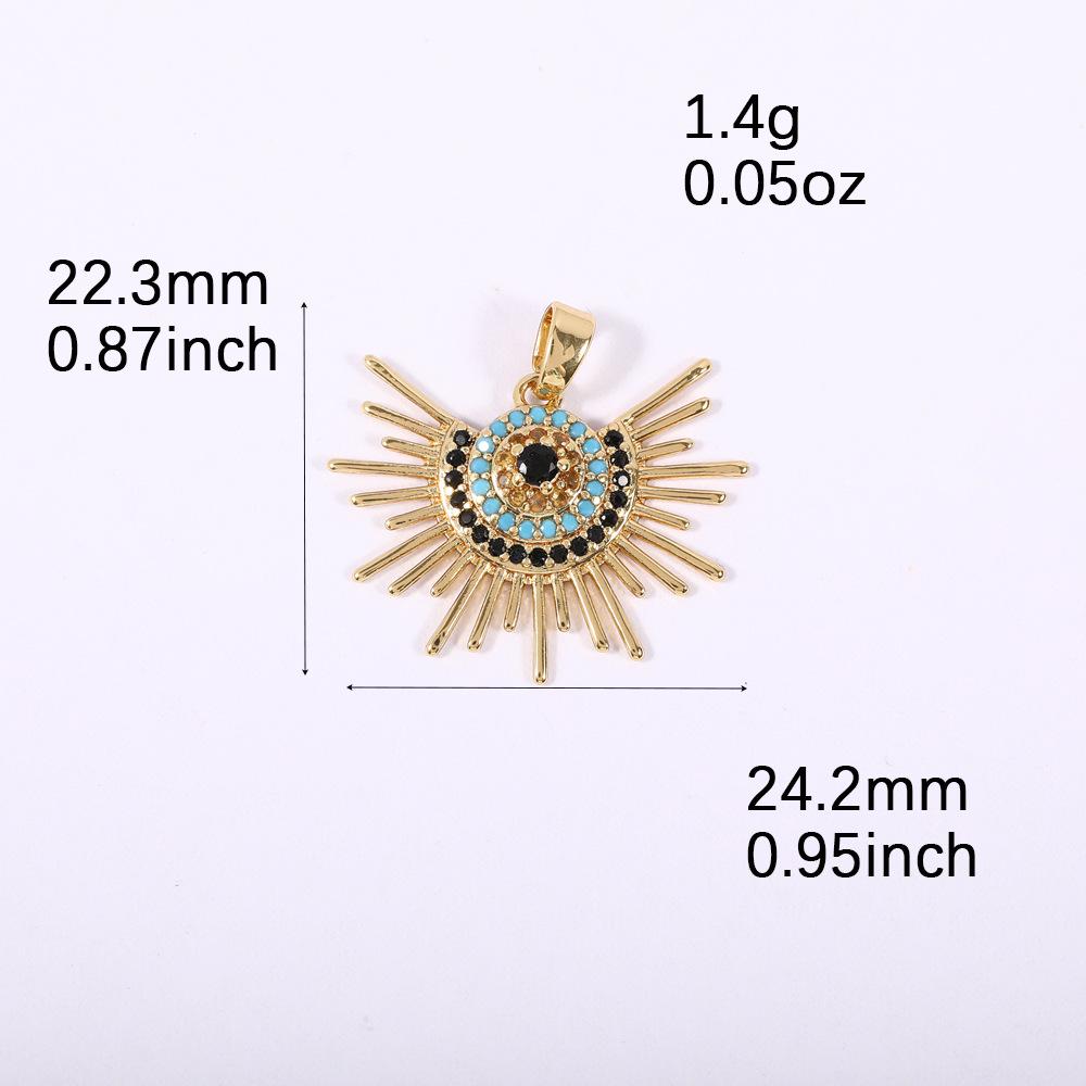 French Retro High-End Copper Gold Plated Necklace with Micro-Inlaid Zircon Pendant