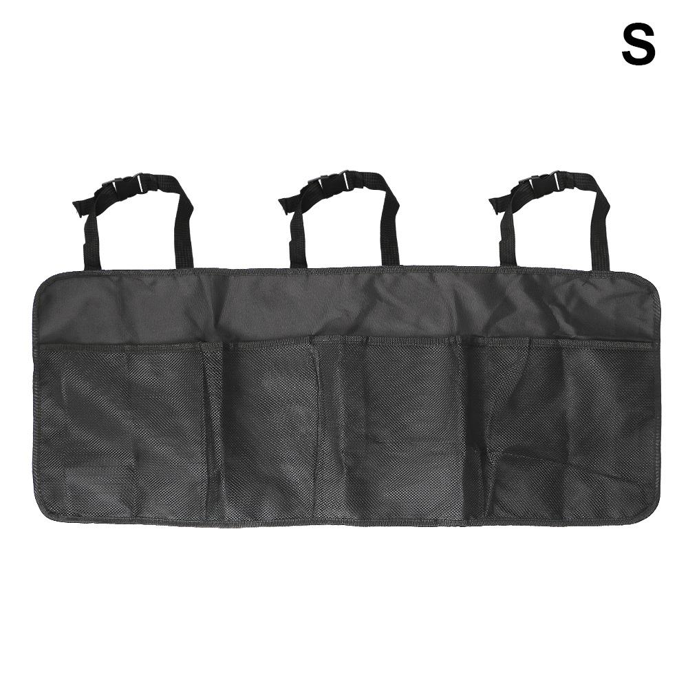 

Универсальная сумка для хранения на спинку сиденья автомобиля, органайзеры на спинку сиденья автомобиля, многофункциональная сетка из Оксфорда, органайзер для багажника автомобиля большой вместимости S