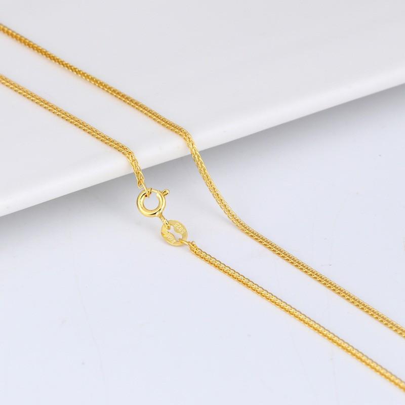 2026 Jewelry Copper Gold-plated 925 Silver-plated 3MM Fashion Exquisite Necklace 3MM*45CM