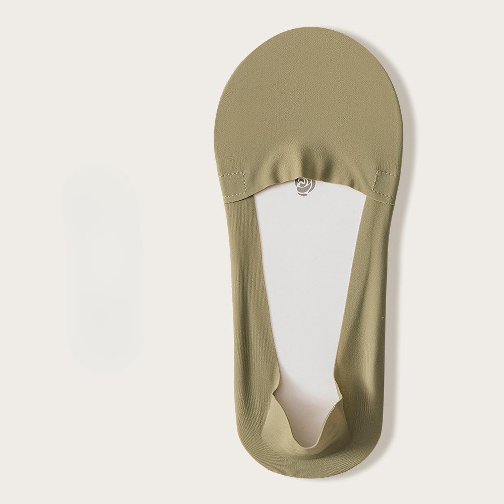 Female Summer Thin Non Slip Not To Drop Heel Shallow Mouth Invisible Stockings