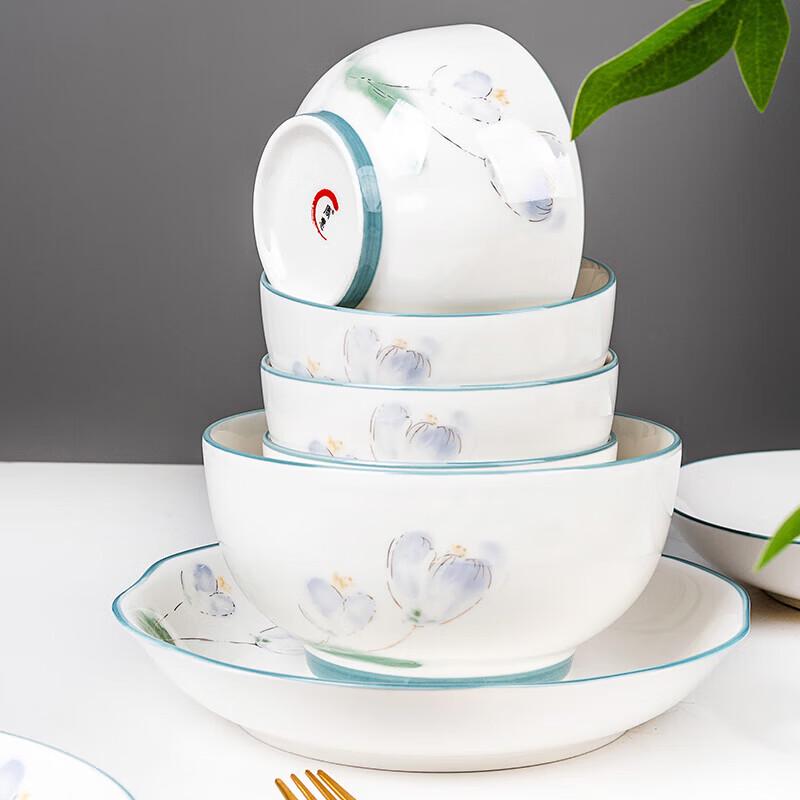 Tanghui 29-Piece Chinese Ceramic Dinnerware Set