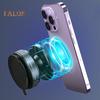 Magnetic Car Phone Holder 360 Degrees Rotation Strong Magnet Suction Cup Mount for IPhone 16/15/14/13/12 Hands-Free Phone Holder for Car Gym Mirror