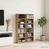 CD Rack 2 Pcs. Artisan Oak 60 x 17 x 92 cm Engineered Wood