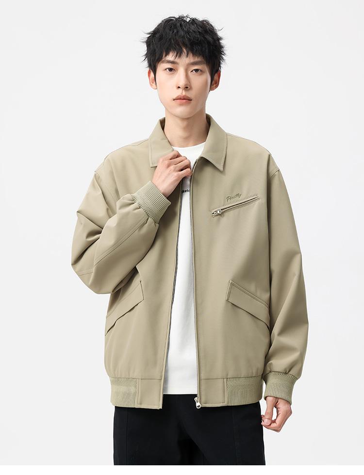 [Lapel Simplicity] Light Business Skin friendly Simplicity Versatile Casual Men's Jacket